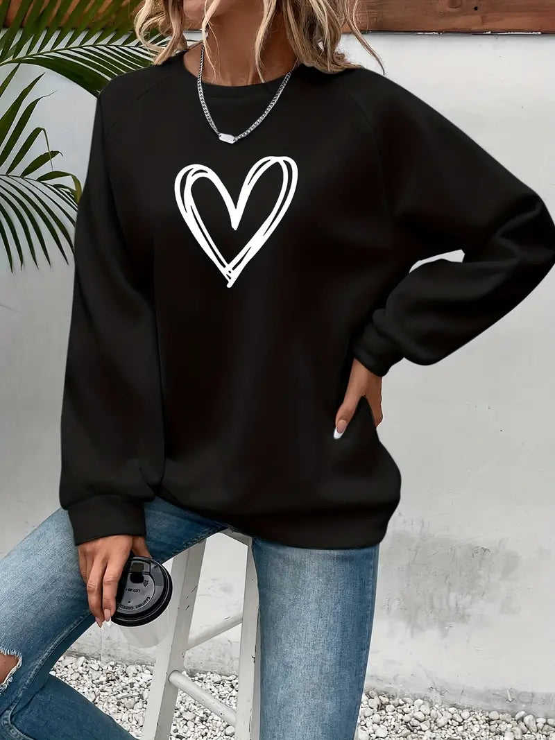 Annette | Cozy Women's Sweater Featuring Heart Print