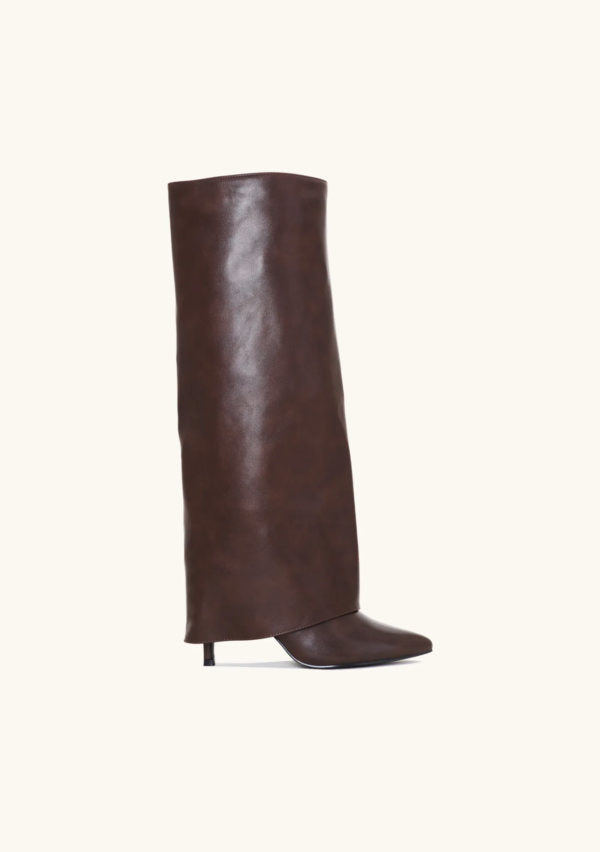 Hanna | Women's Vegan Leather Boots with 9cm Heel