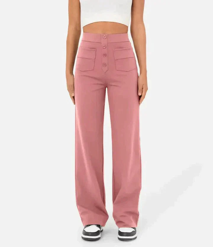 Benthe | Chic High-Waisted Trousers