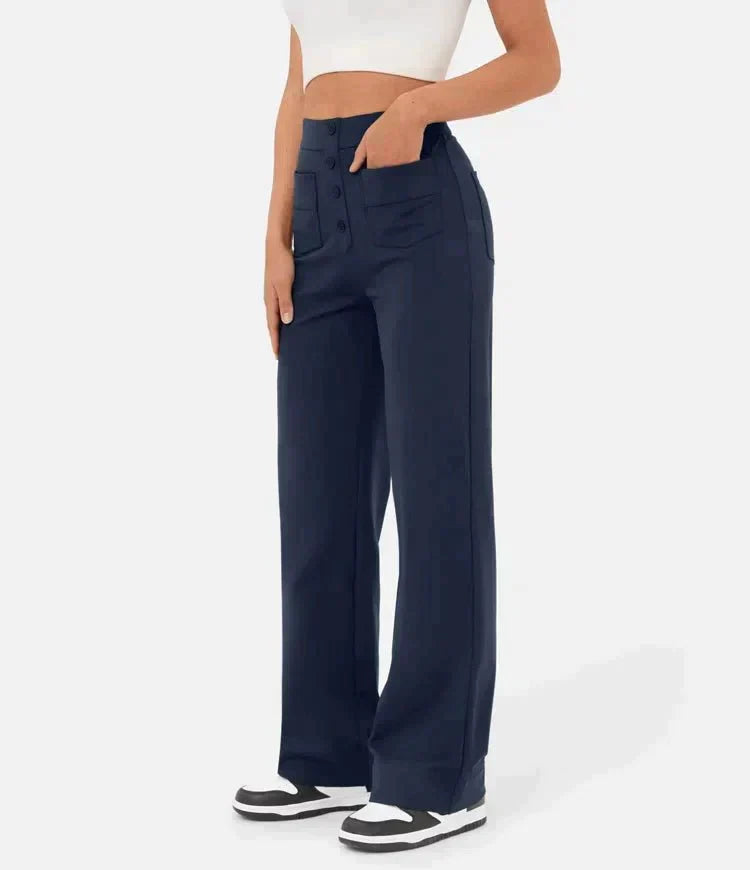 Benthe | Chic High-Waisted Trousers