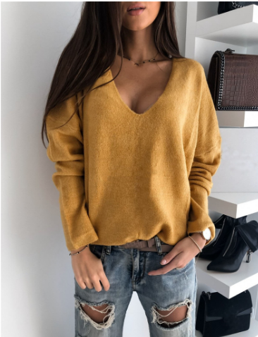 Deana | Stylish Women's V-Neck Sweater