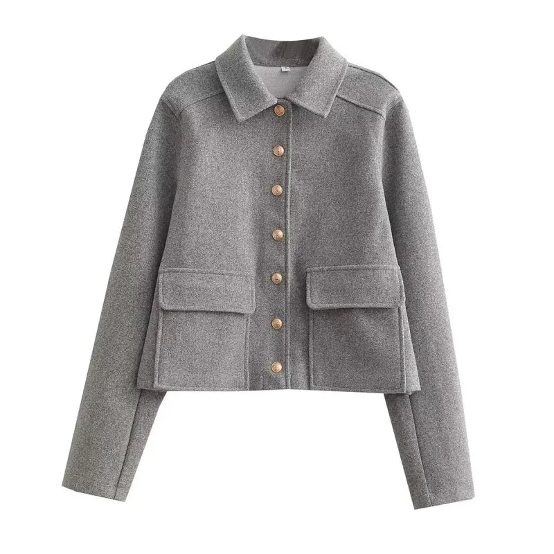 Kate | Charcoal Gray Jacket
