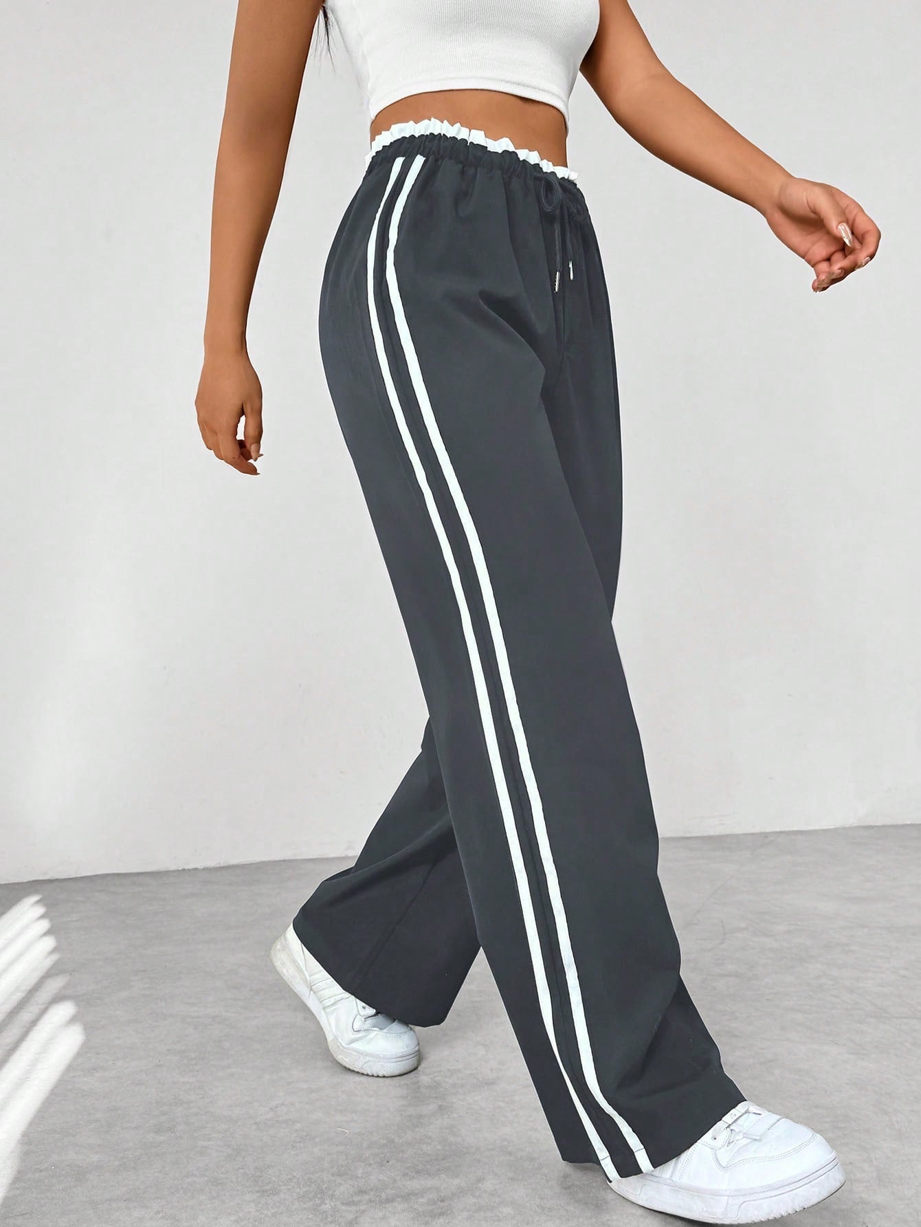 Cherine | Stylish Wide-Leg Sport Pants