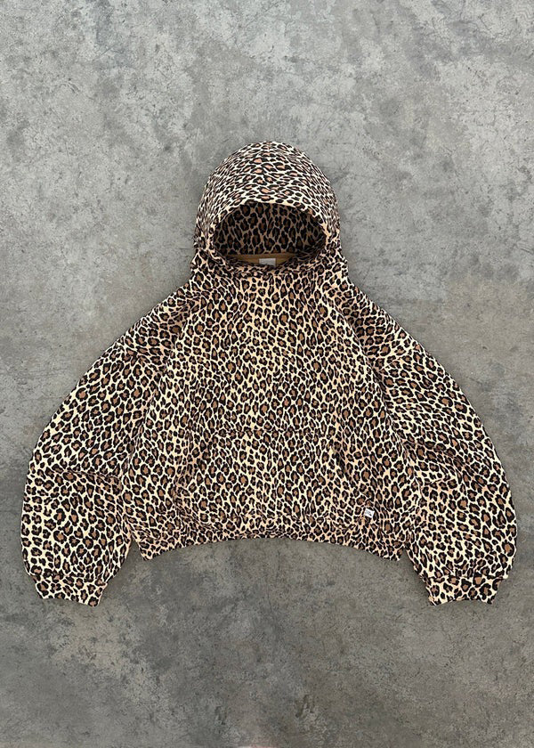 Bowie Leopard Print Hoodie