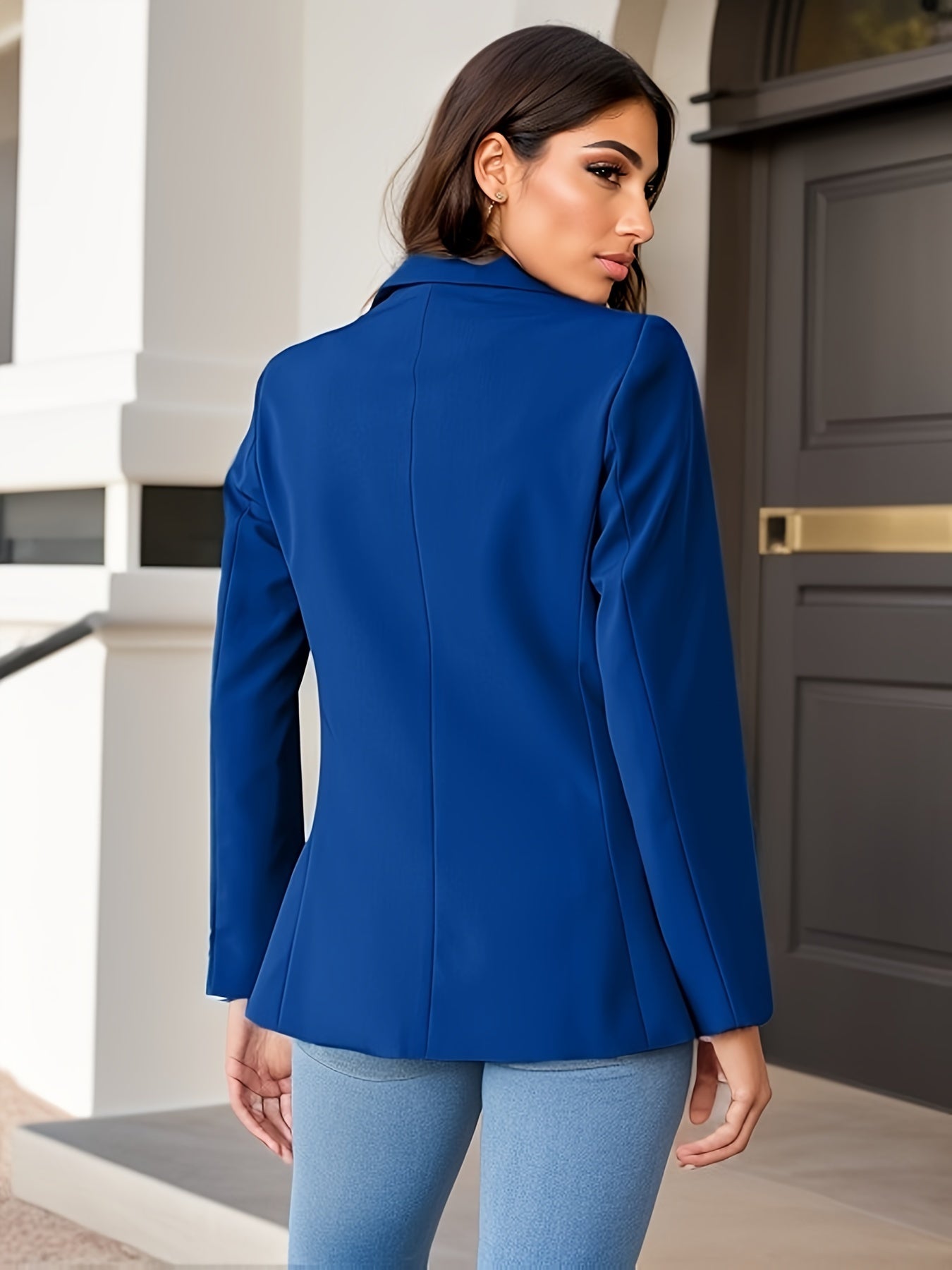 Bernita | Tailored Fit Women's Blazer in Suede Finish