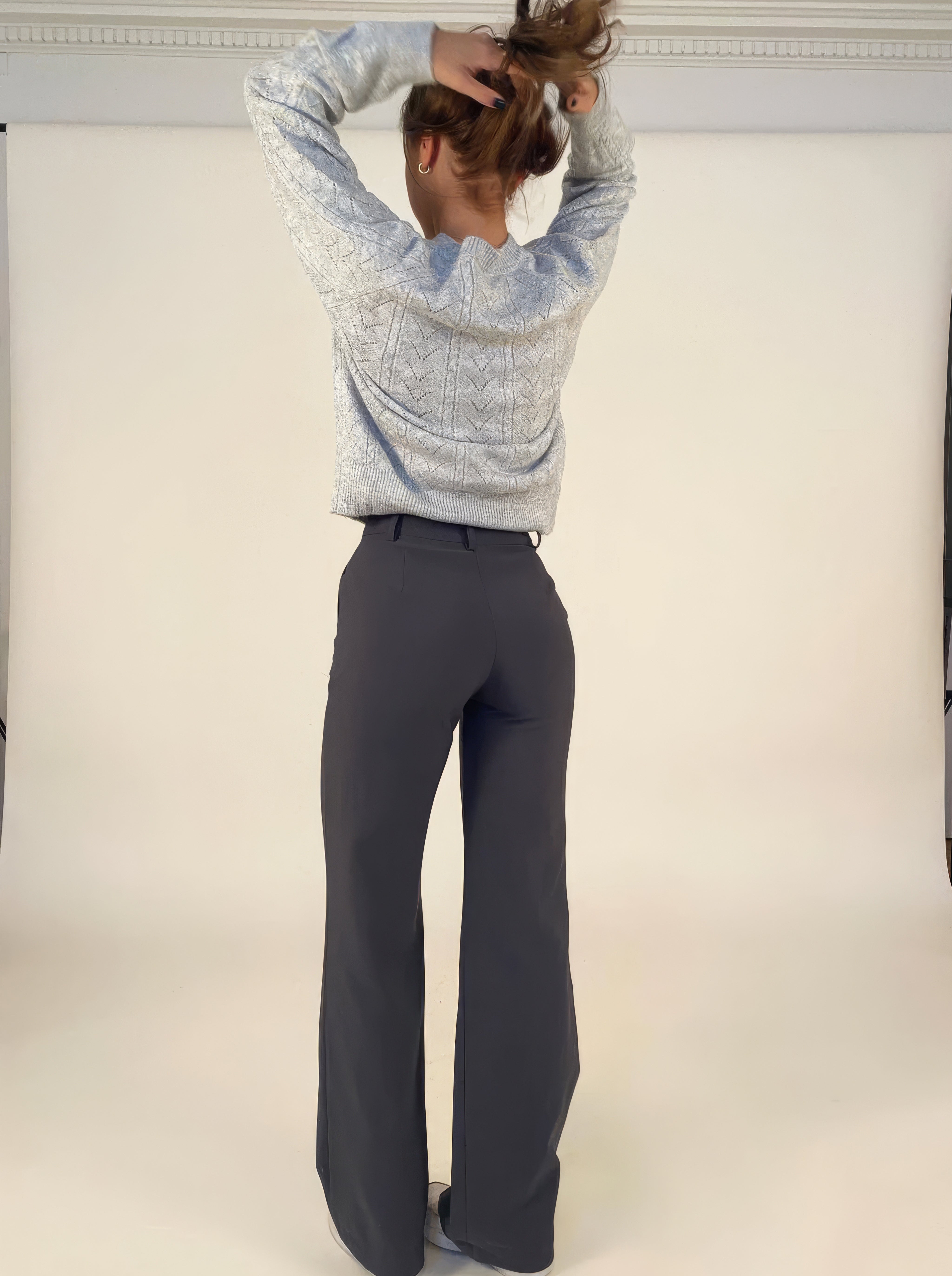 Beau | Straight-Leg High-Waist Trousers
