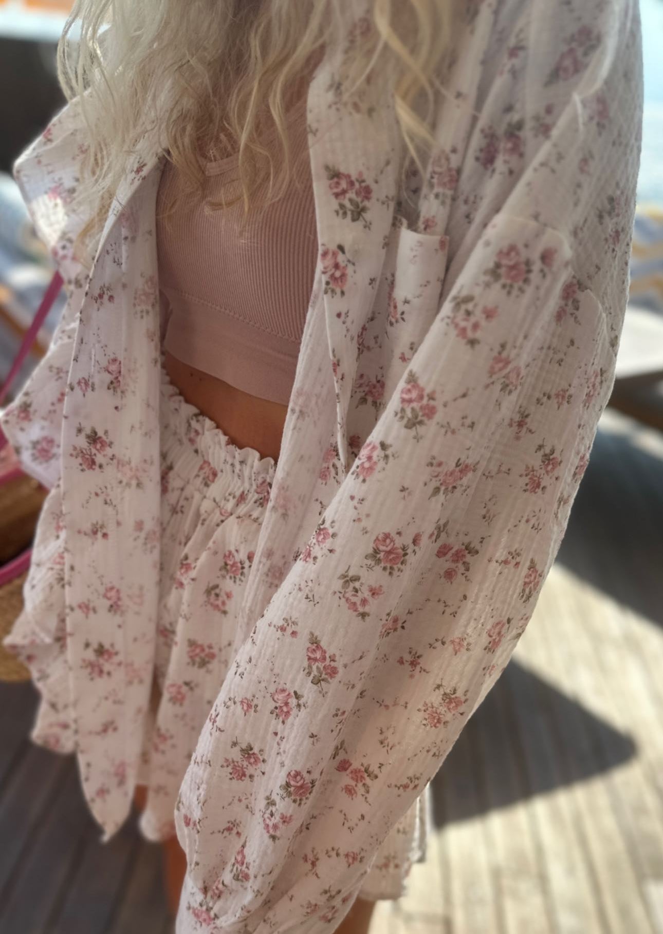 Milja | Floral Print Cotton Summer Set