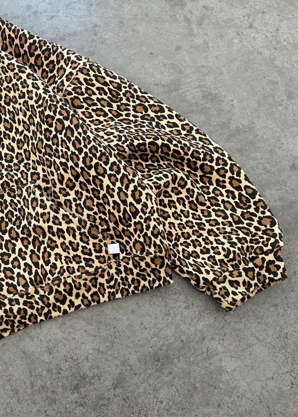 Bowie Leopard Print Hoodie