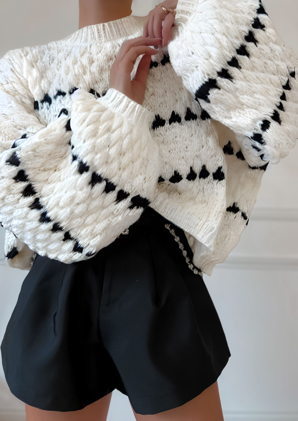Vanilla Oversized Knit Sweater – Ultimate Comfort & Chic Style