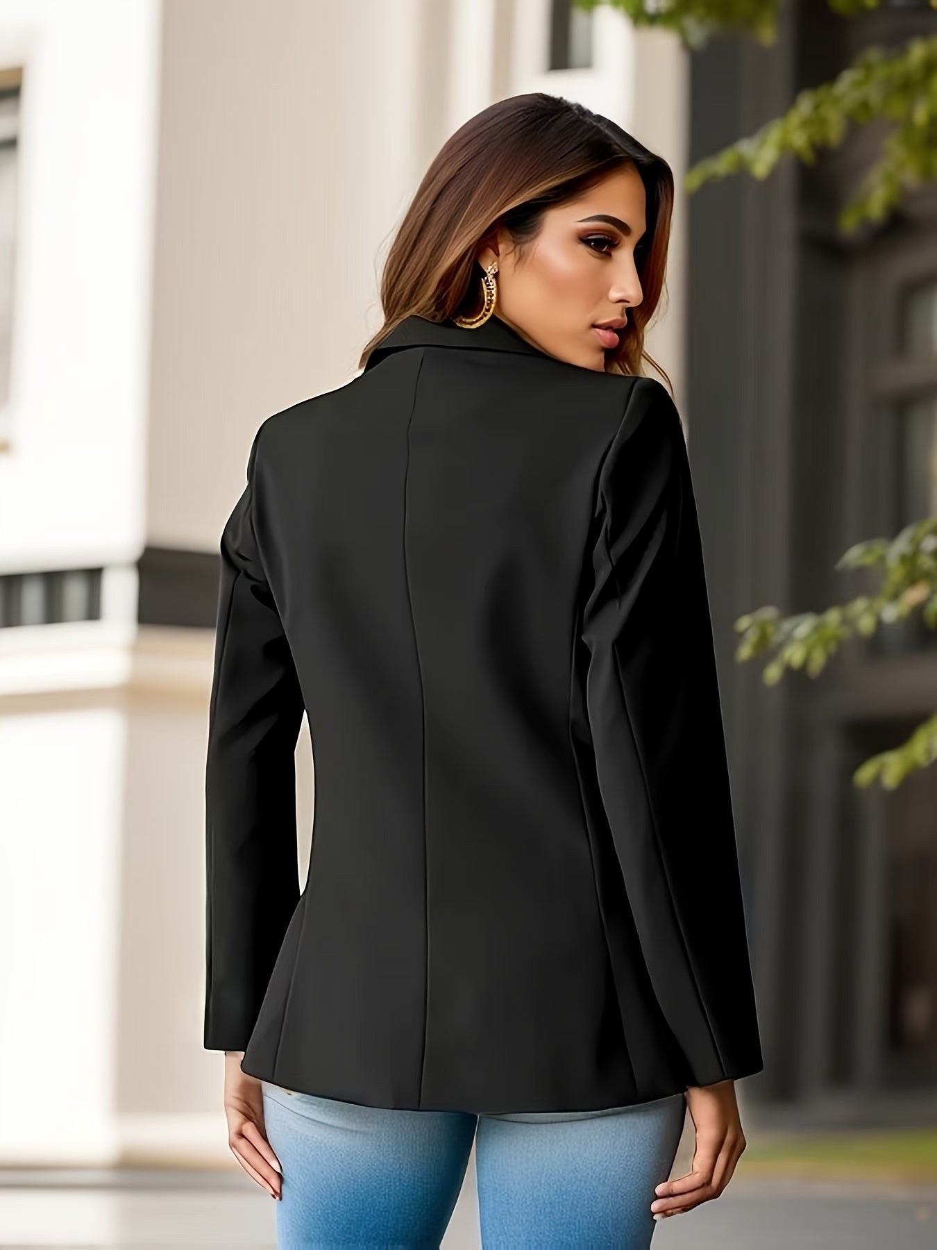 Bernita | Tailored Fit Women's Blazer in Suede Finish