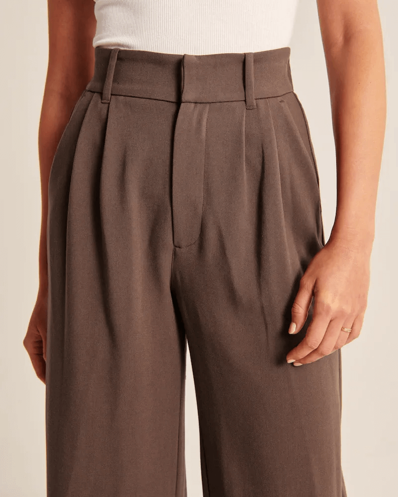 High-Waisted Wide-Leg Pants