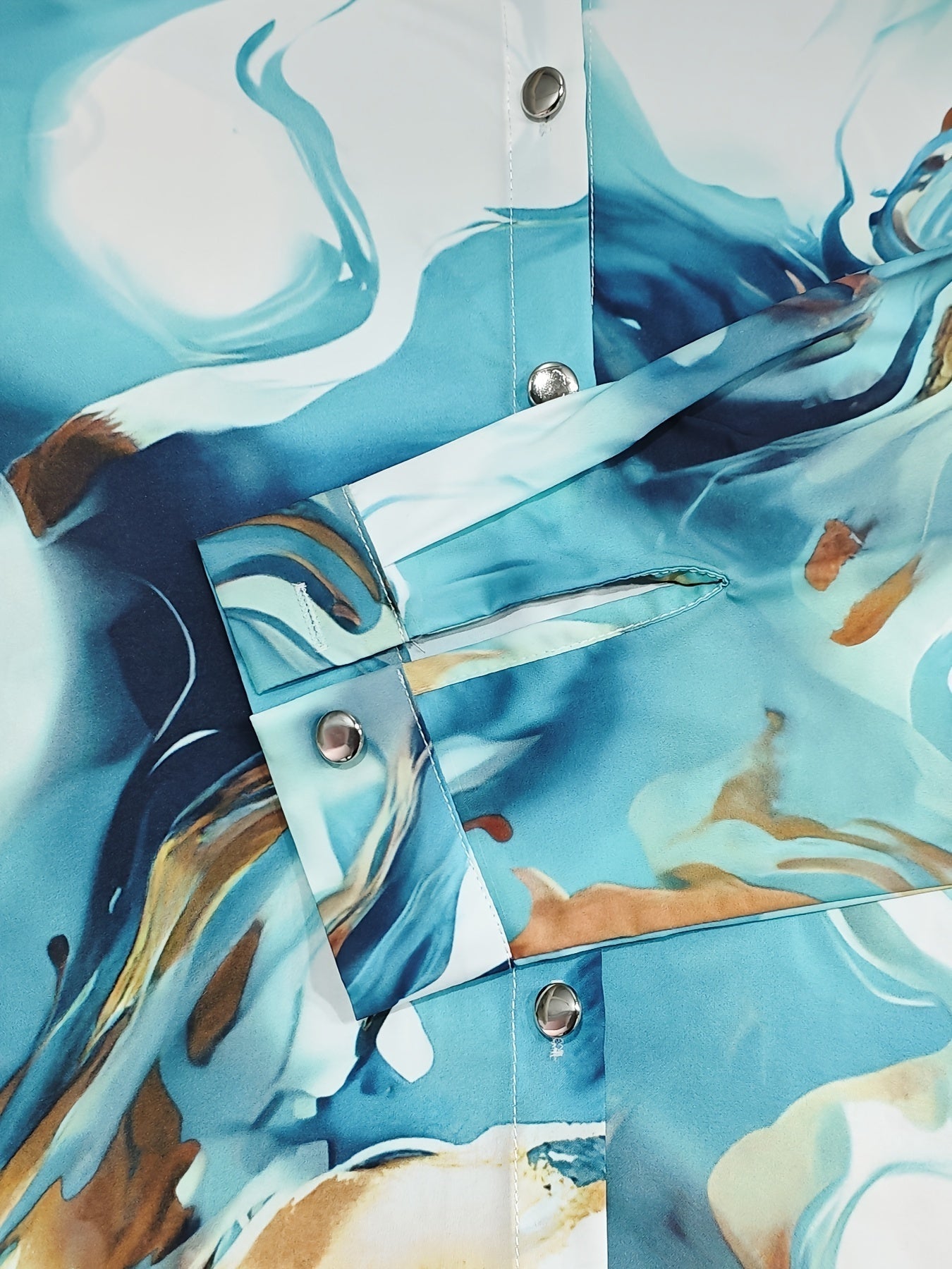 Daniela | Long Sleeve Blouse with Abstract Design