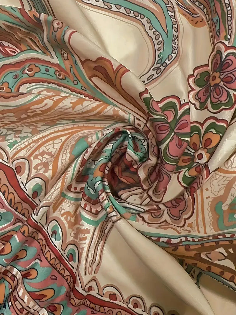 Geja | Women's Boho Paisley Wide Leg Pants – Comfort Meets Style