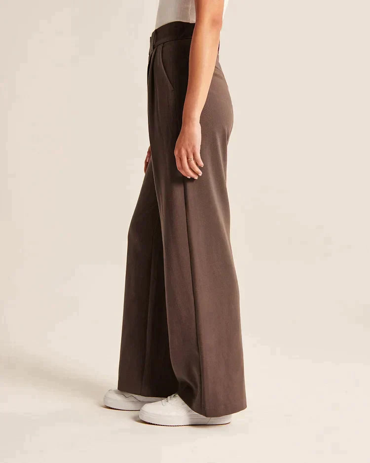 High-Waisted Wide-Leg Pants
