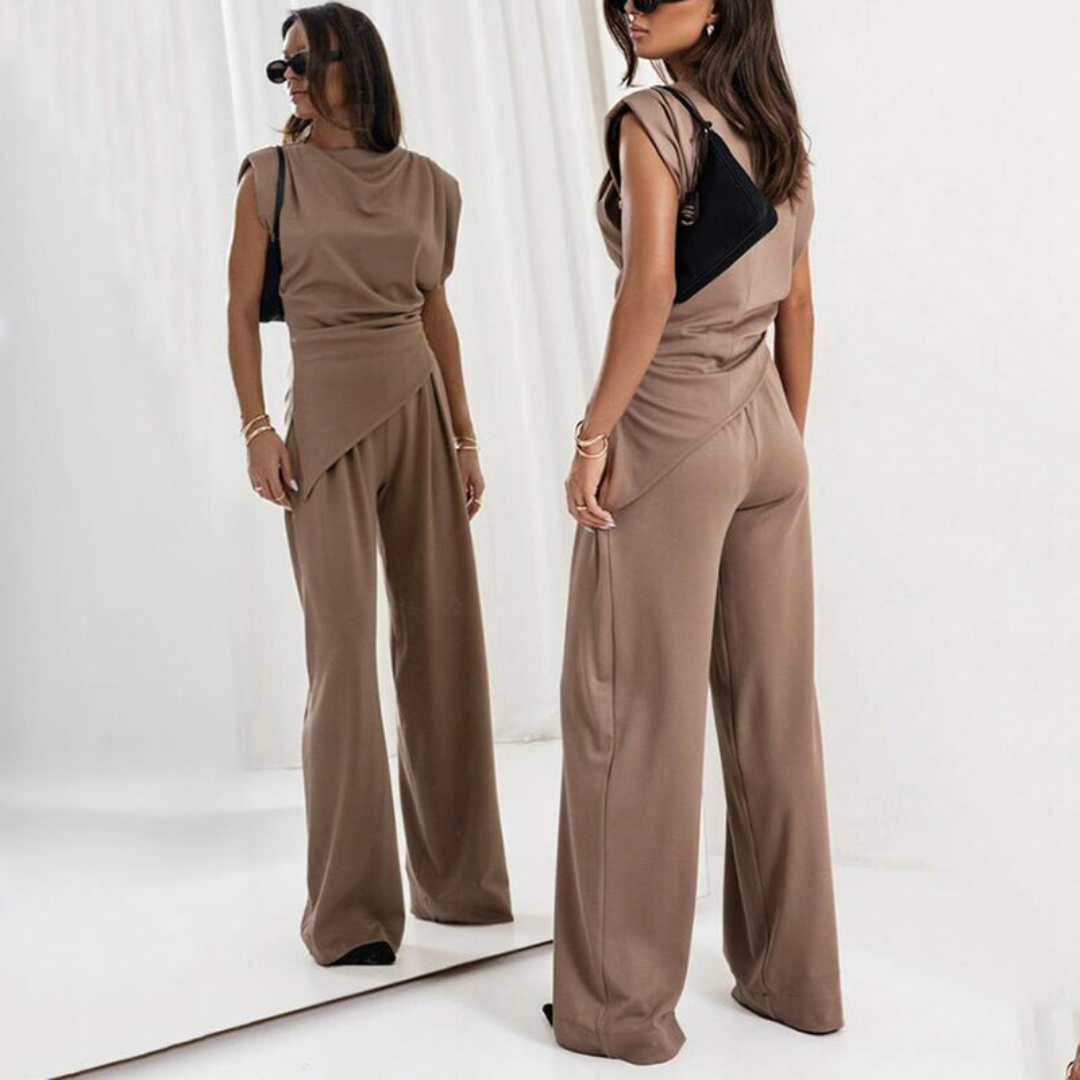 Allaine | Chic and Comfortable Women's Two-Piece Set Crafted from Premium Fabric