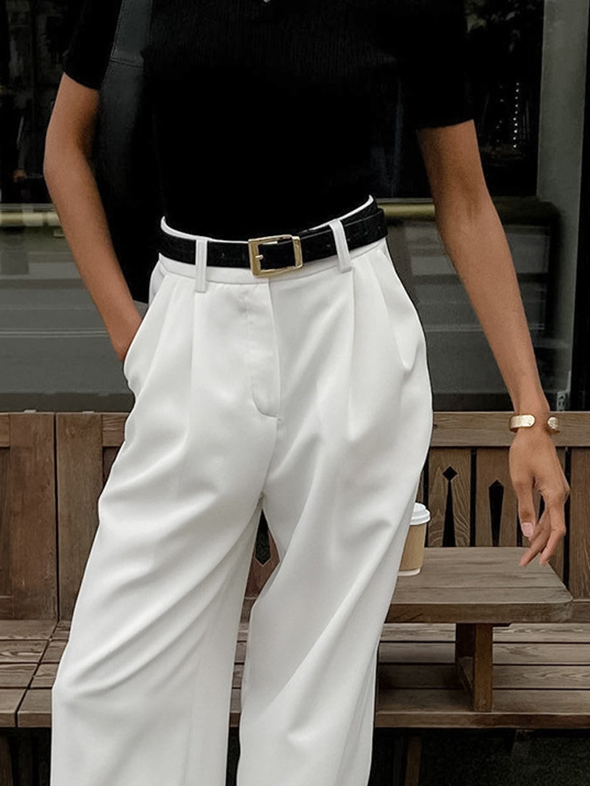 Julea | Chic High-Waisted Women's Trousers