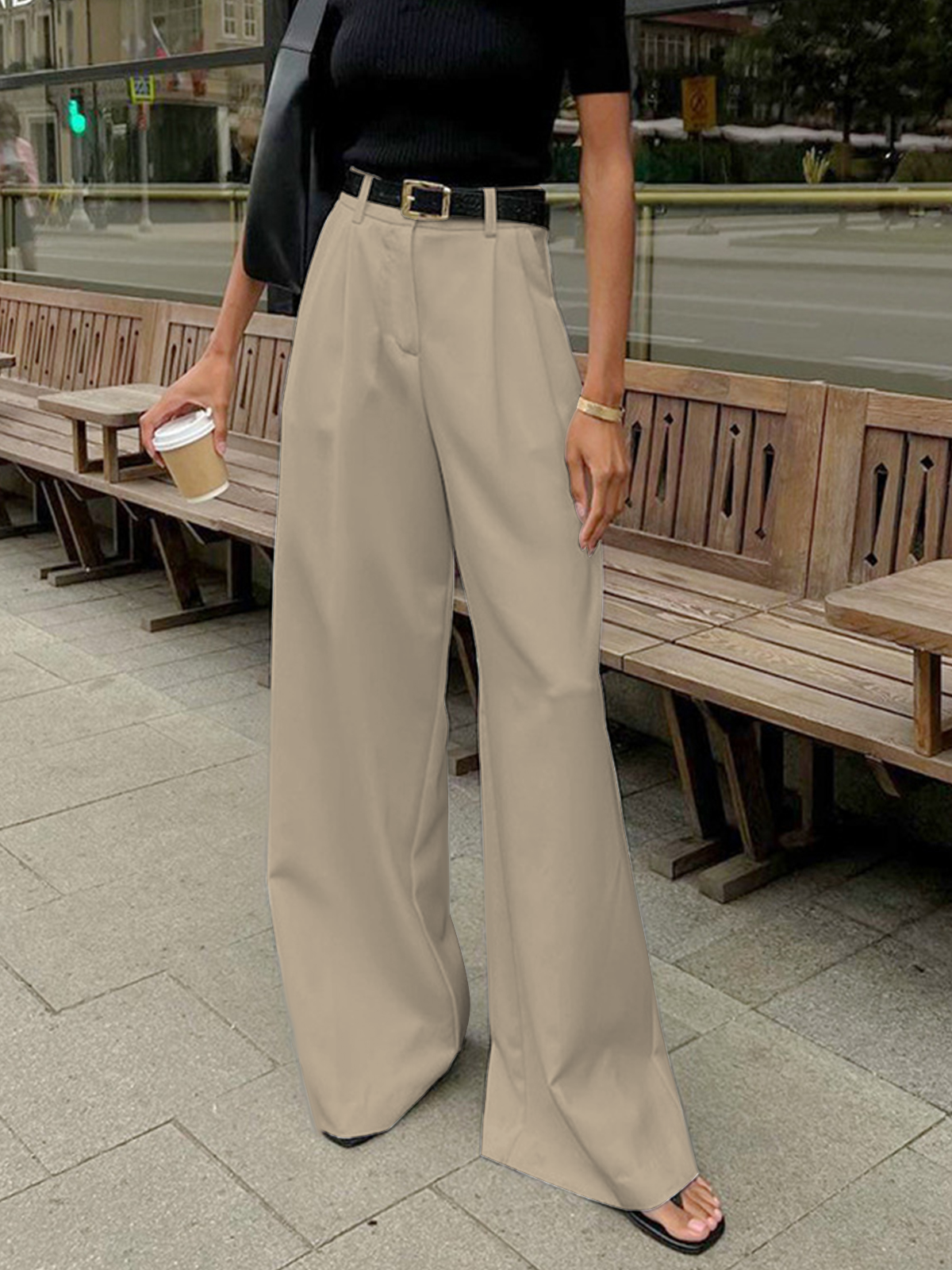 Julea | Chic High-Waisted Women's Trousers