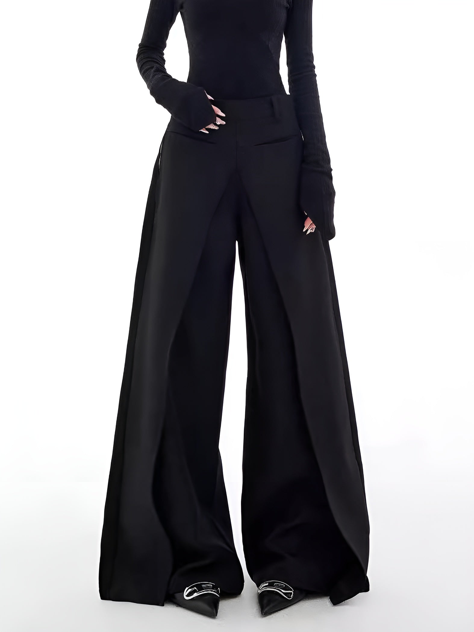 Noma | Relaxed Wide-Leg Pants with Pockets for Effortless Style