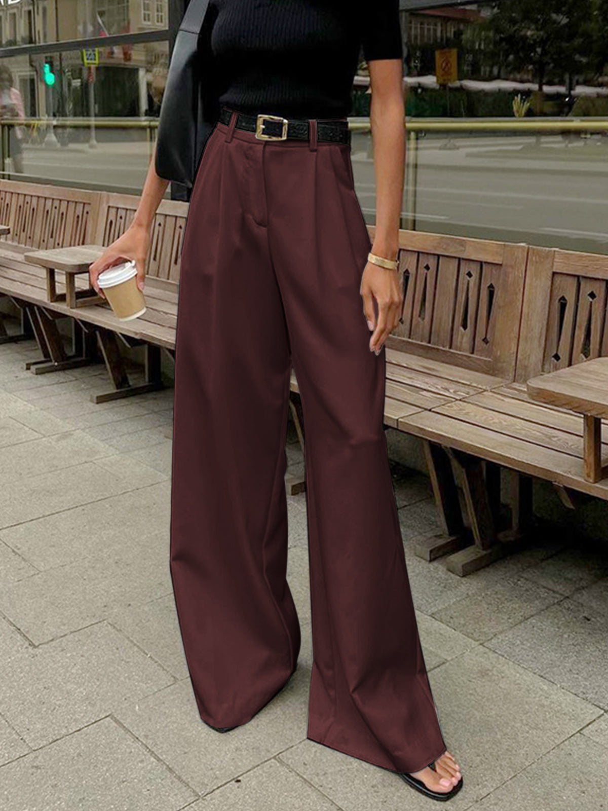 Julea | Chic High-Waisted Women's Trousers