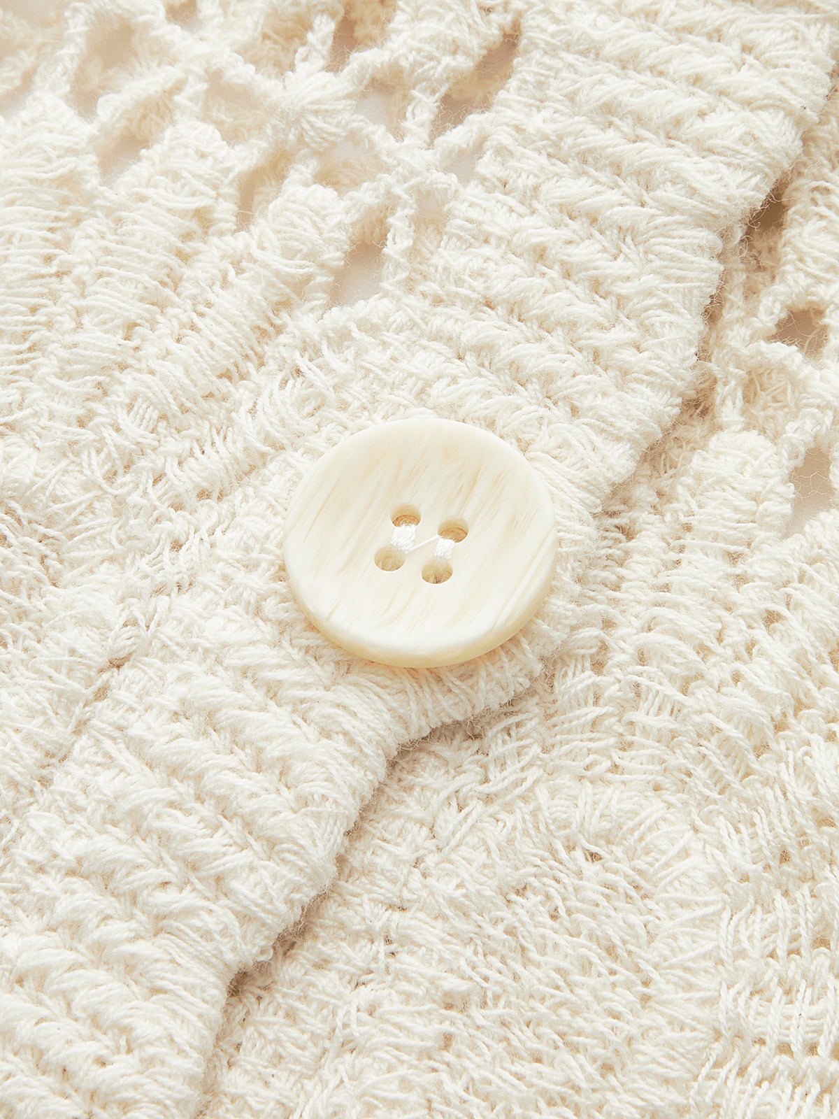 Isma | Stylish Knitted Cardigan with Floral Design & Button Details – Cotton Blend