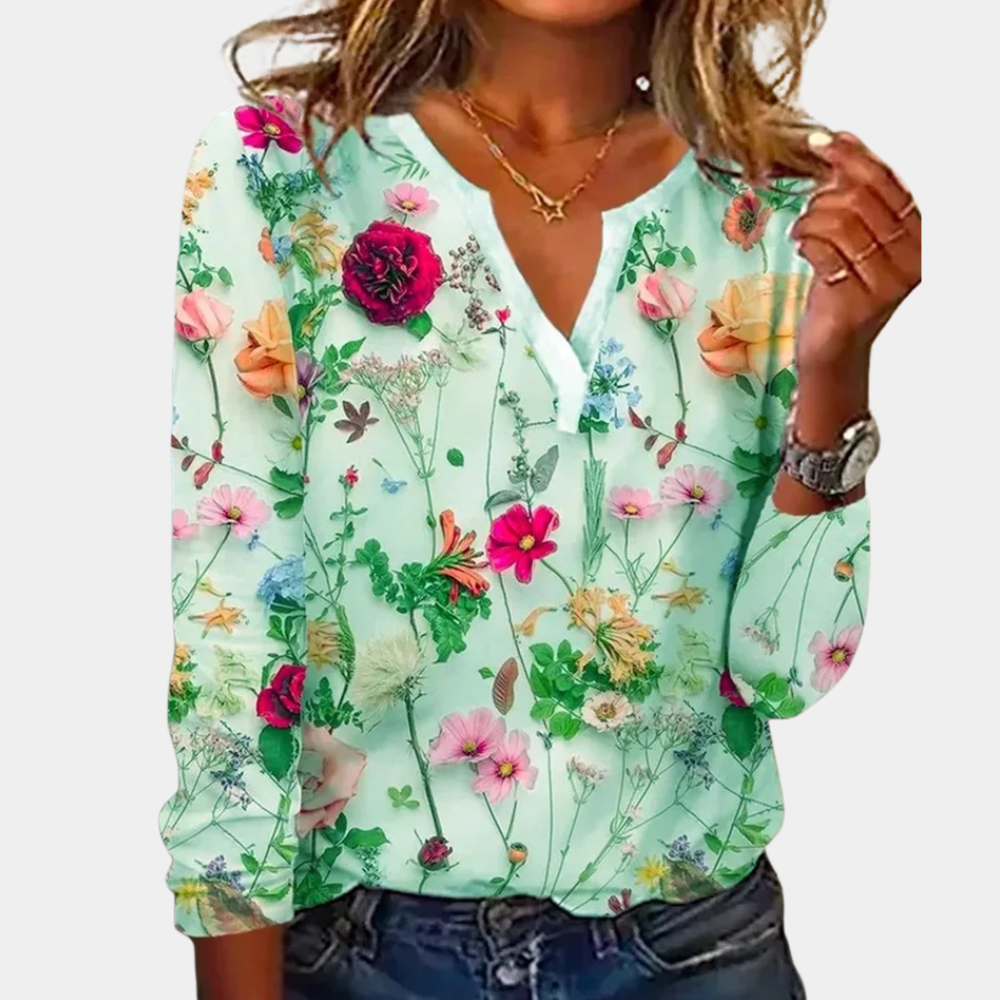 Ayune | Women's Casual Floral Top