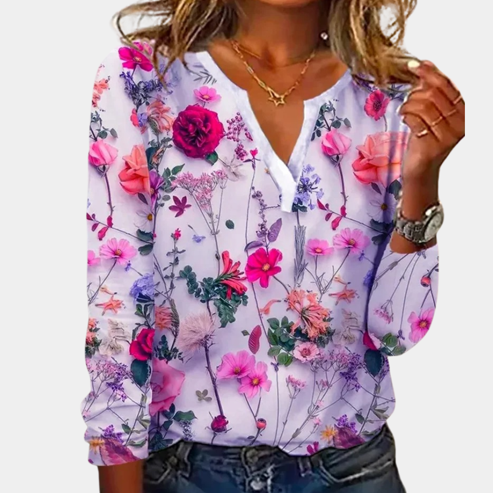 Ayune | Women's Casual Floral Top