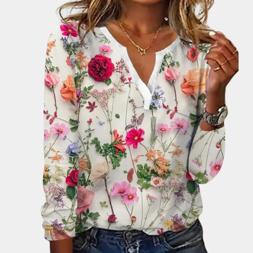 Ayune | Women's Casual Floral Top