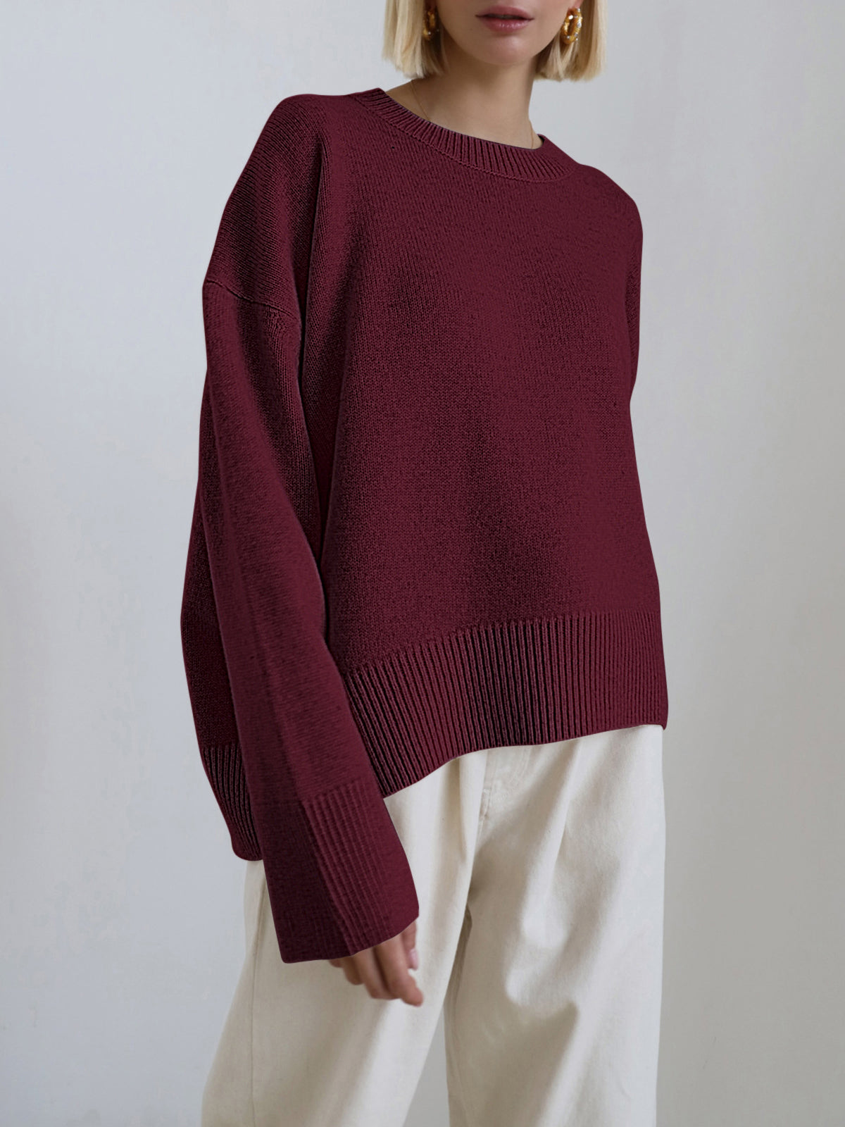 Candi | Ultra Soft Oversized Knitted Sweater for Women - Ultimate Comfort