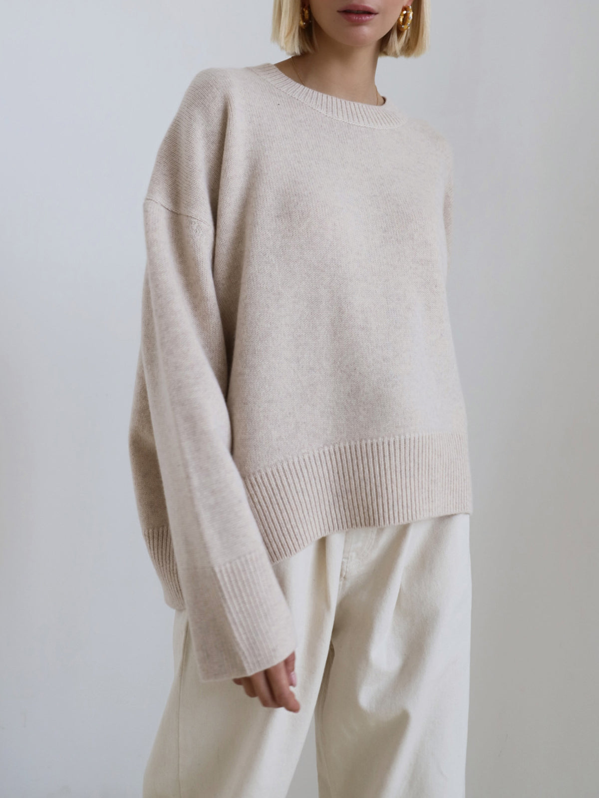 Candi | Ultra Soft Oversized Knitted Sweater for Women - Ultimate Comfort
