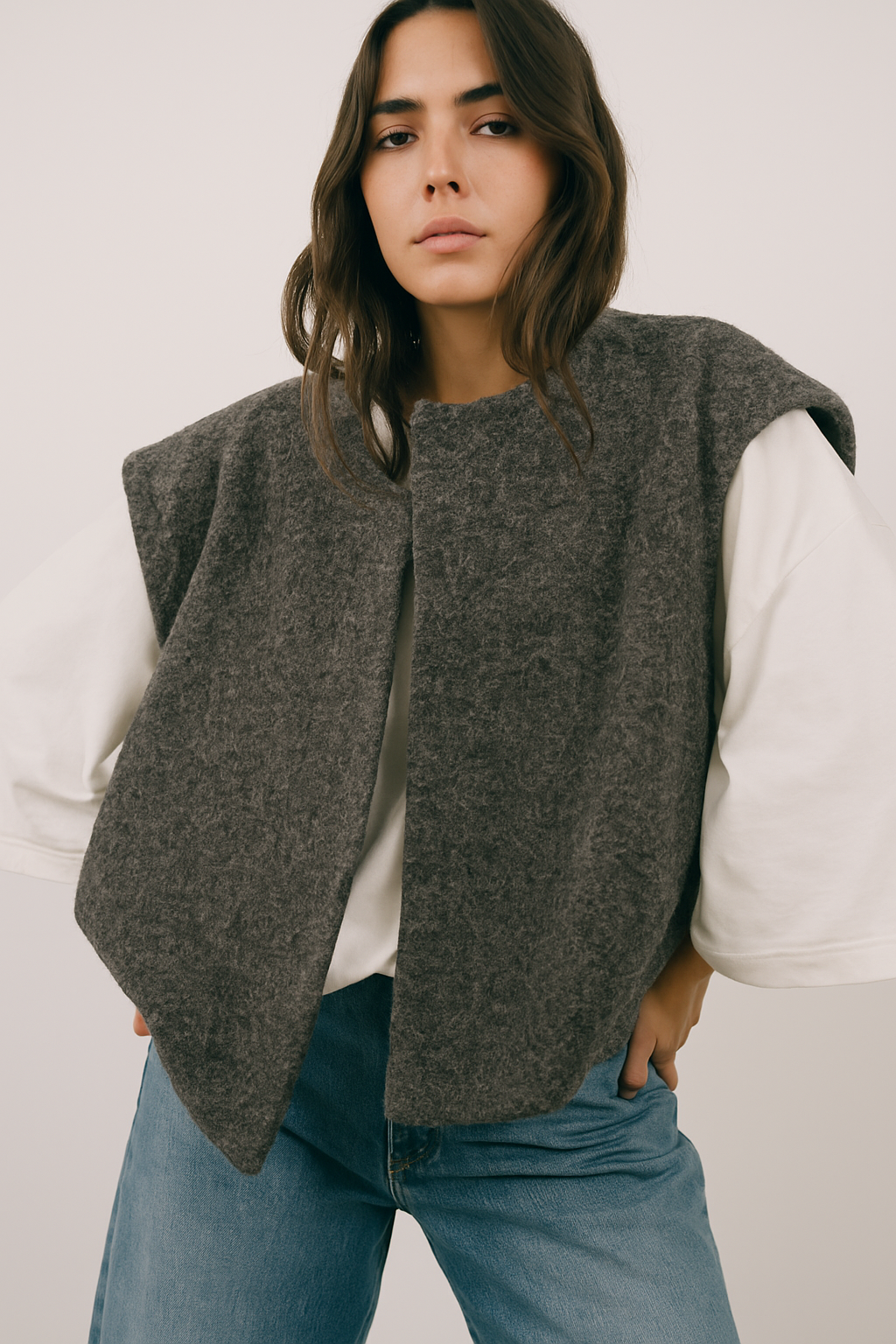 Merlana | Ladies' Luxe Vest - Elegant, Soft, and Comfortable