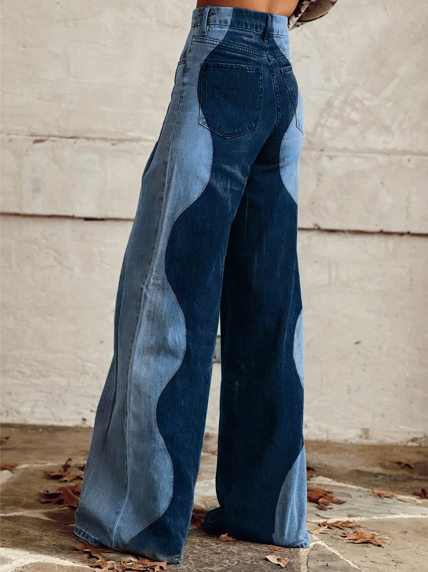 Cindy | Women's Wide-Fit Vintage Flare Pants - Comfortable and Stylish