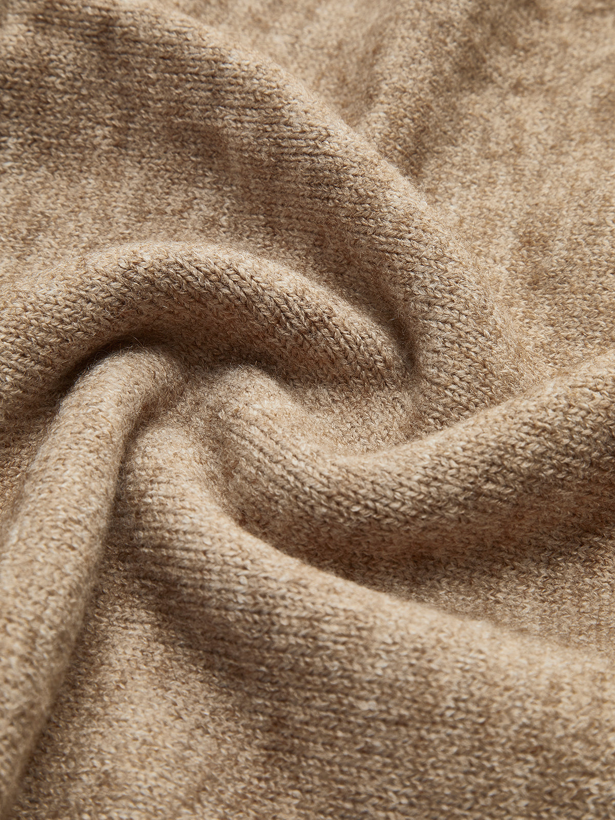 Gerio | Women's Knitted Turtleneck Two-Piece Loungewear Set