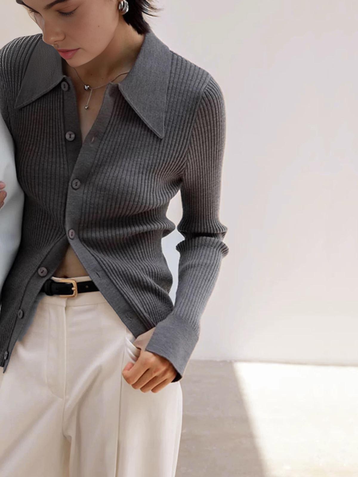 Jilly | Women's Elegant Button-Up Vest - High Stretch with Viscose Finish