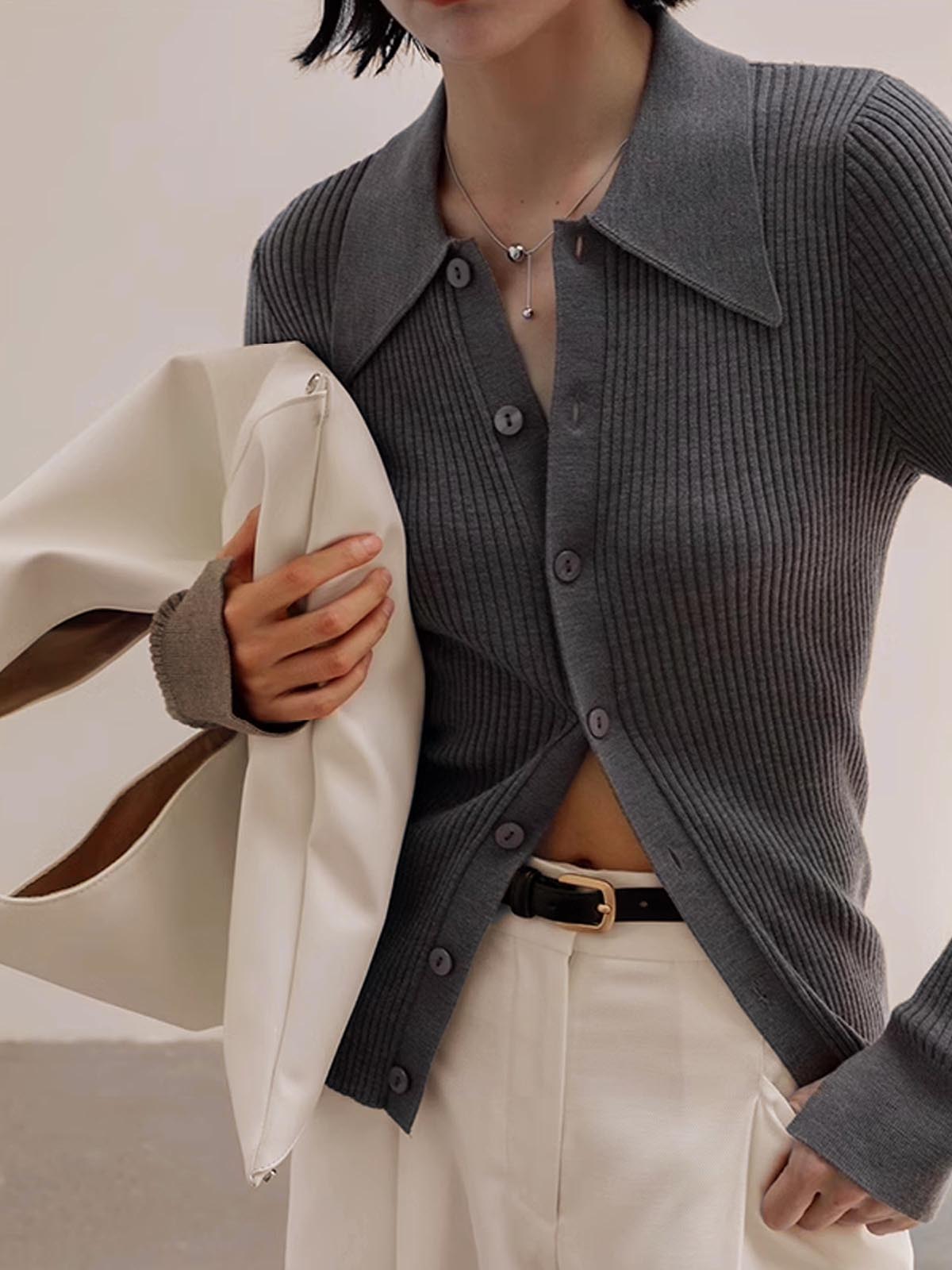 Jilly | Women's Elegant Button-Up Vest - High Stretch with Viscose Finish