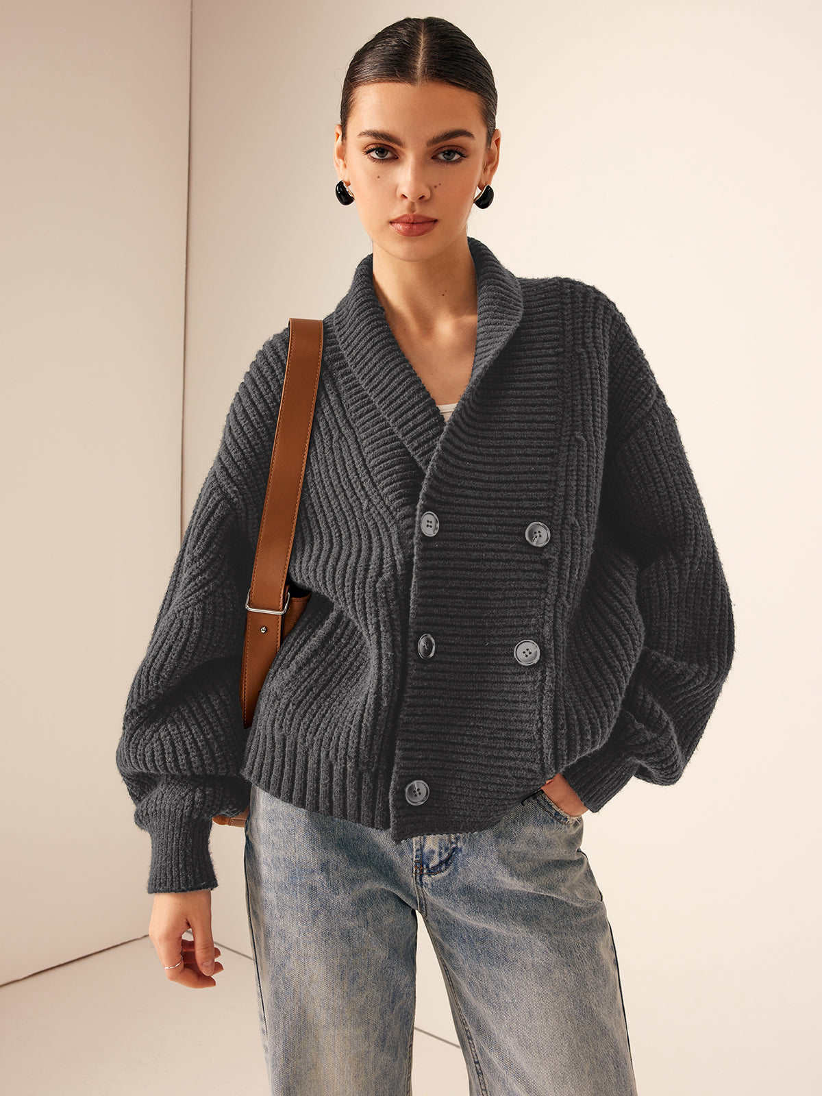 Gillana | Cozy Knitted Cardigan for Women - Chic and Warm