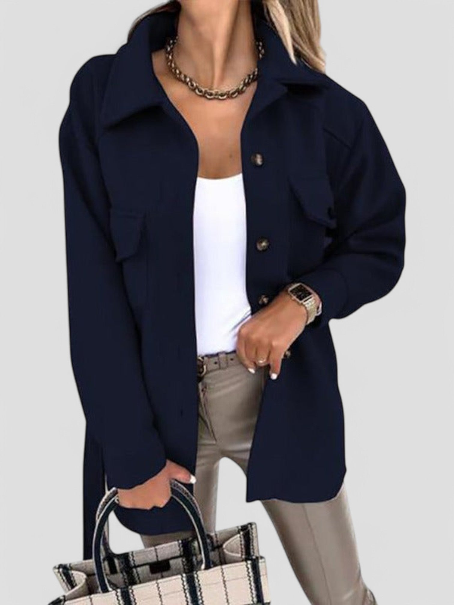 Chic Summer Vest for Women Featuring Fashionable Buttons