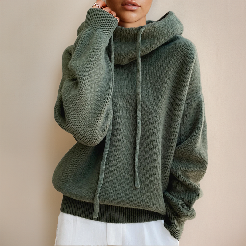 Roxy | Trendy Oversized Wool Hoodie for Women with Cozy Hood