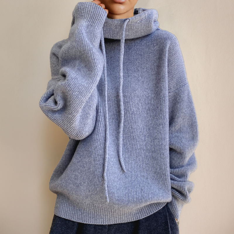 Roxy | Trendy Oversized Wool Hoodie for Women with Cozy Hood