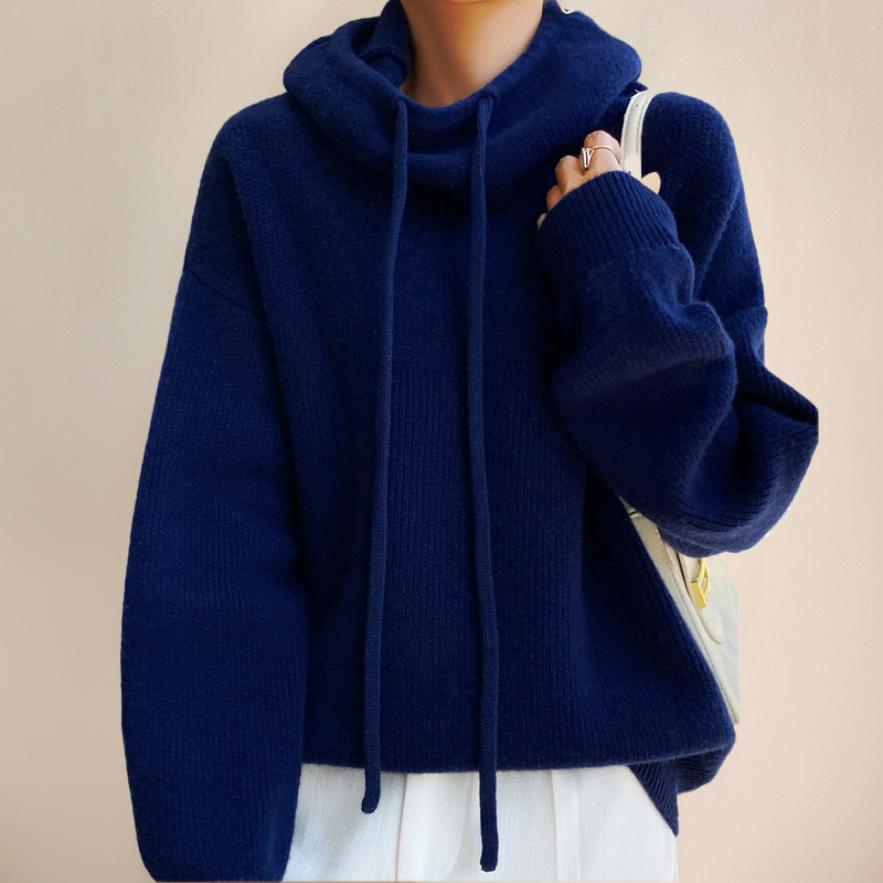 Roxy | Trendy Oversized Wool Hoodie for Women with Cozy Hood