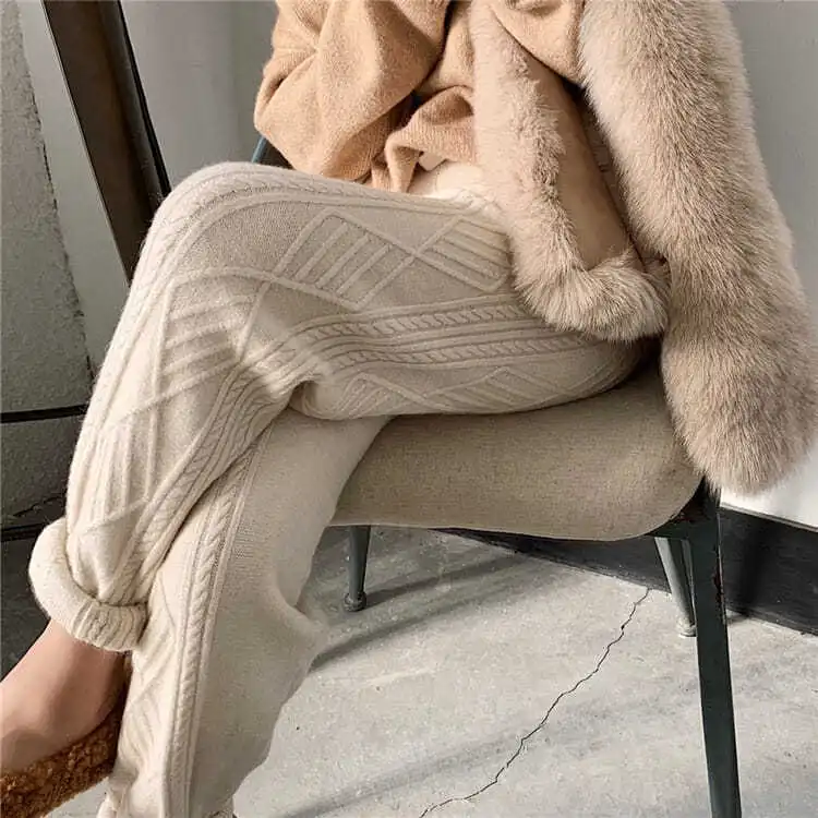 Yvette | Women's High-Waisted Comfy Jogging Pants - Casual Style