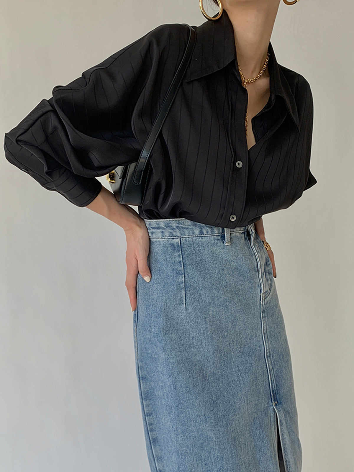 Lora | Women's Oversized Blouse - Effortlessly Casual and Timeless Style