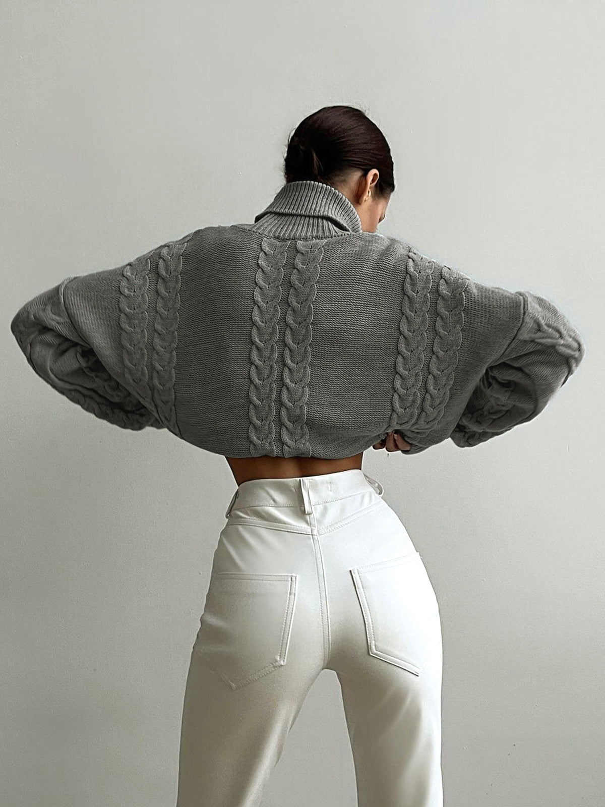 Nima | Oversized Casual Women's Turtleneck Sweater