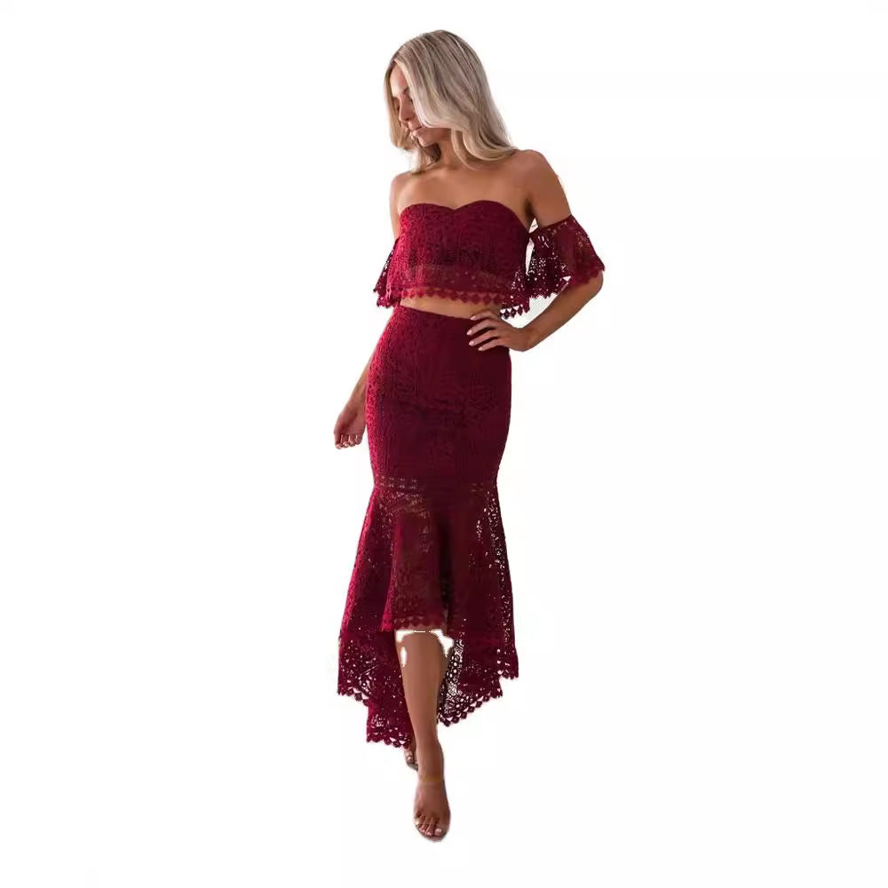 Lexi | Chic Co-Ord Set – Women's Bustier Top & Pencil Skirt