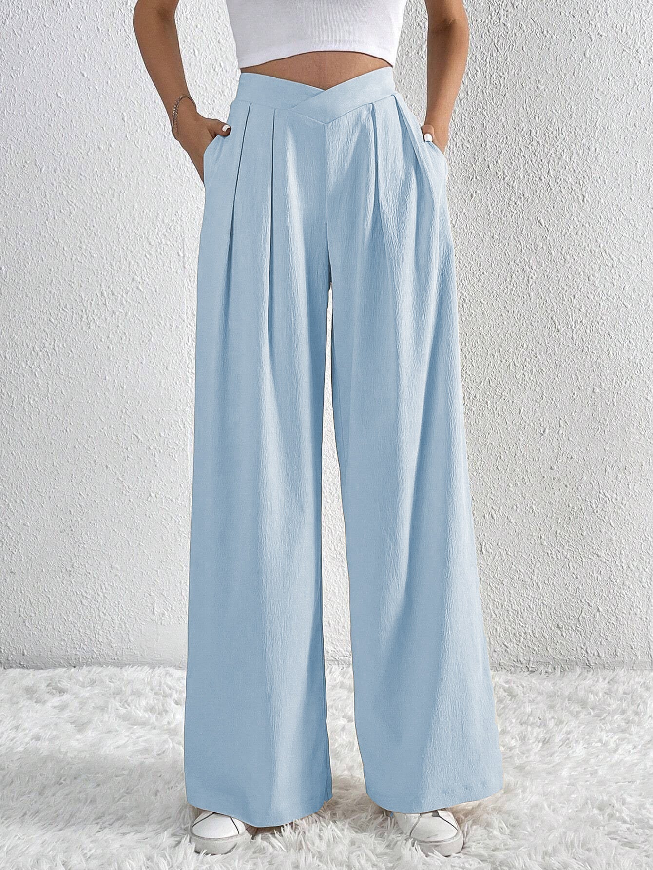 Jaelyn | Women's High-Waisted Wide-Leg Pants
