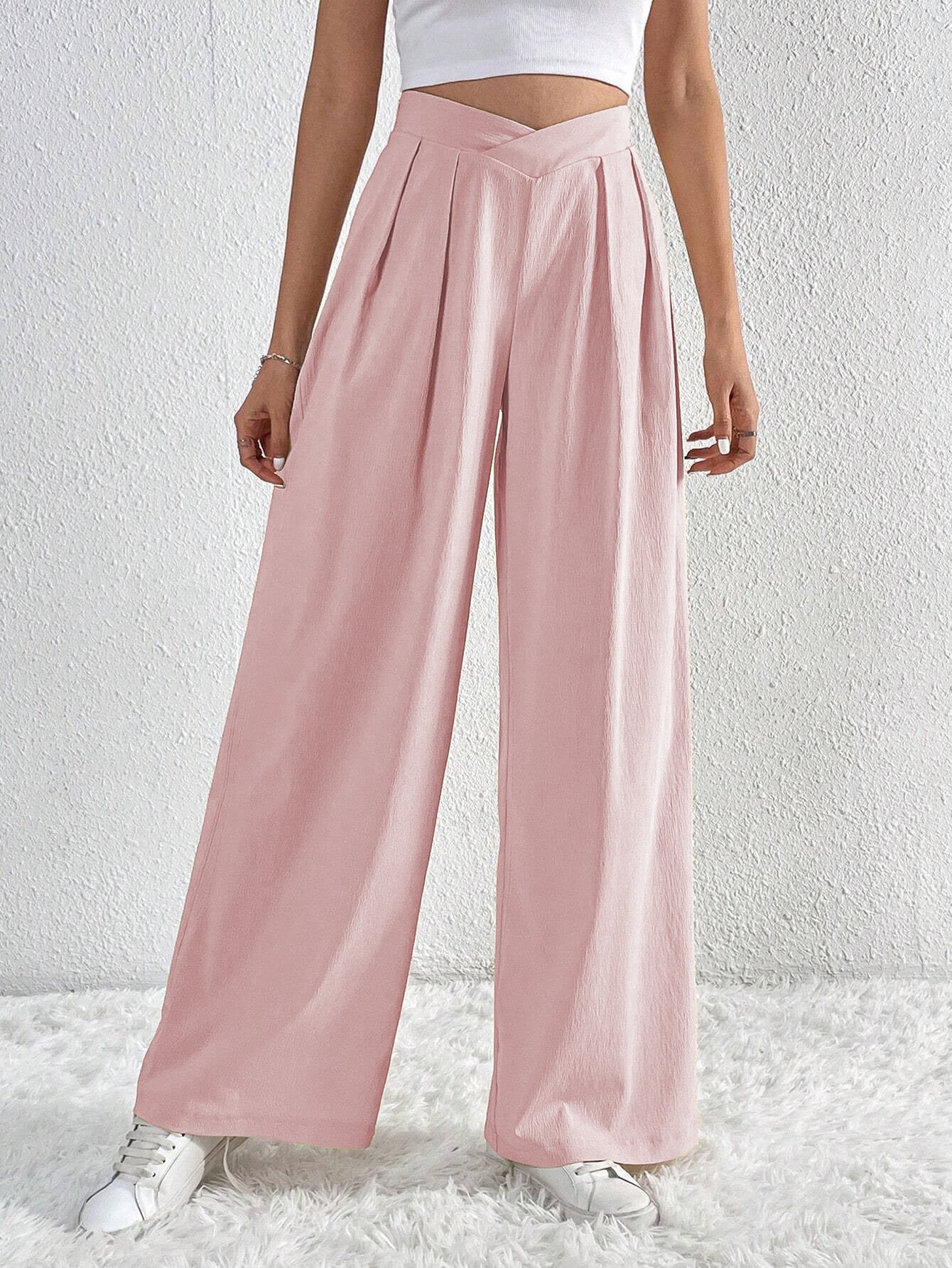 Jaelyn | Women's High-Waisted Wide-Leg Pants