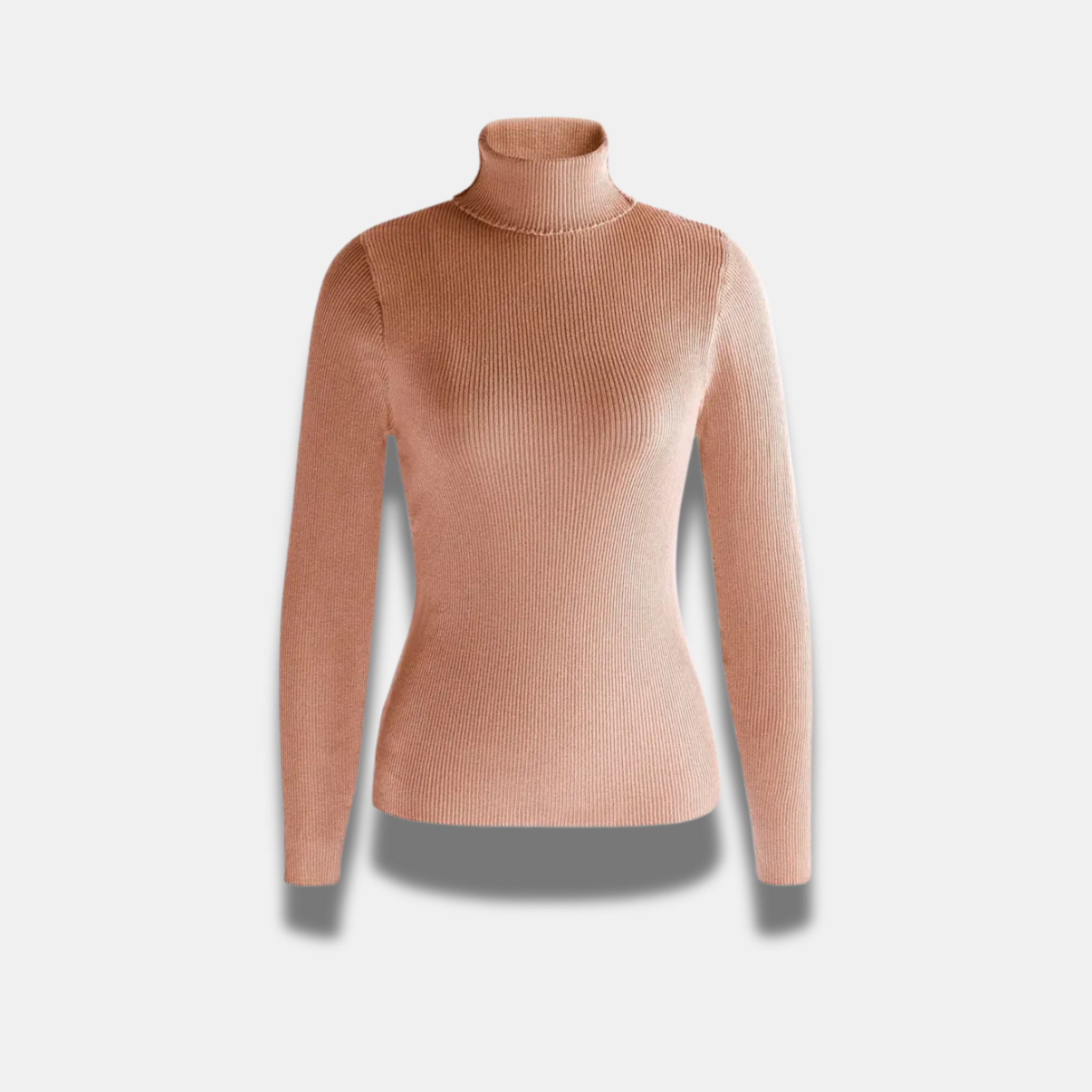 Odelle | Women's Fitted Knitted Sweater with Collar – Soft and Stylish