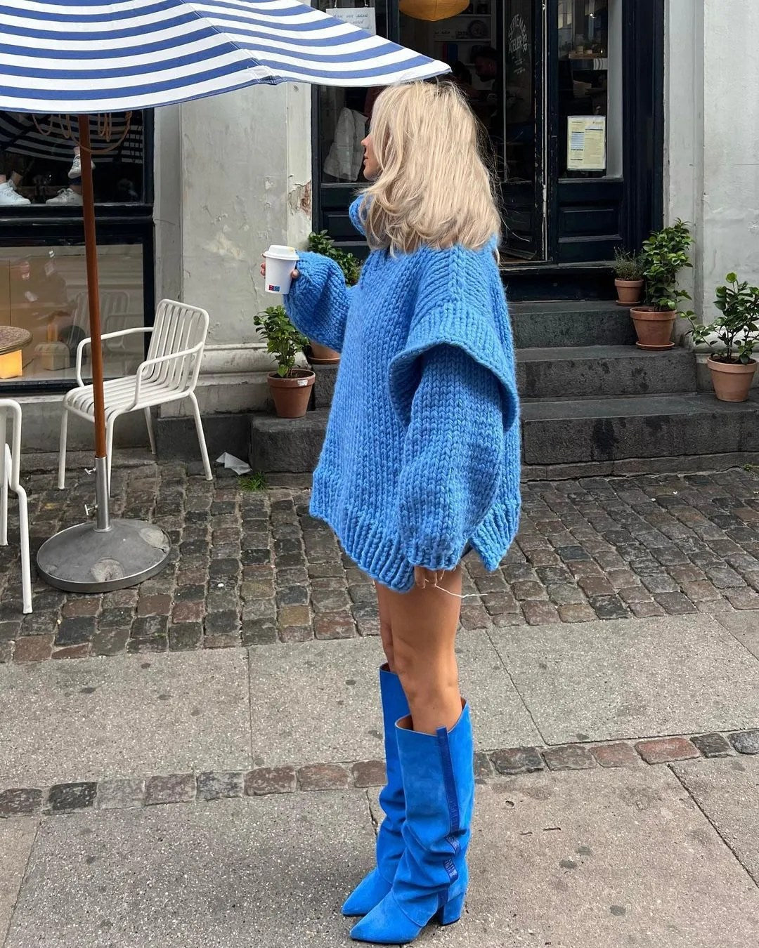 Annica | Cozy Oversized Knitted Sweater – Stylish, Soft, and Comfortable