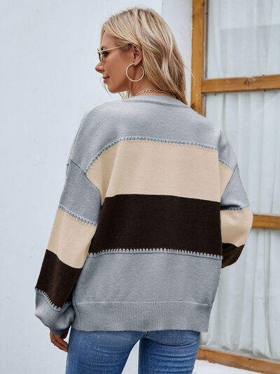 Selia | Women's Classic Black Cardigan with Button Details