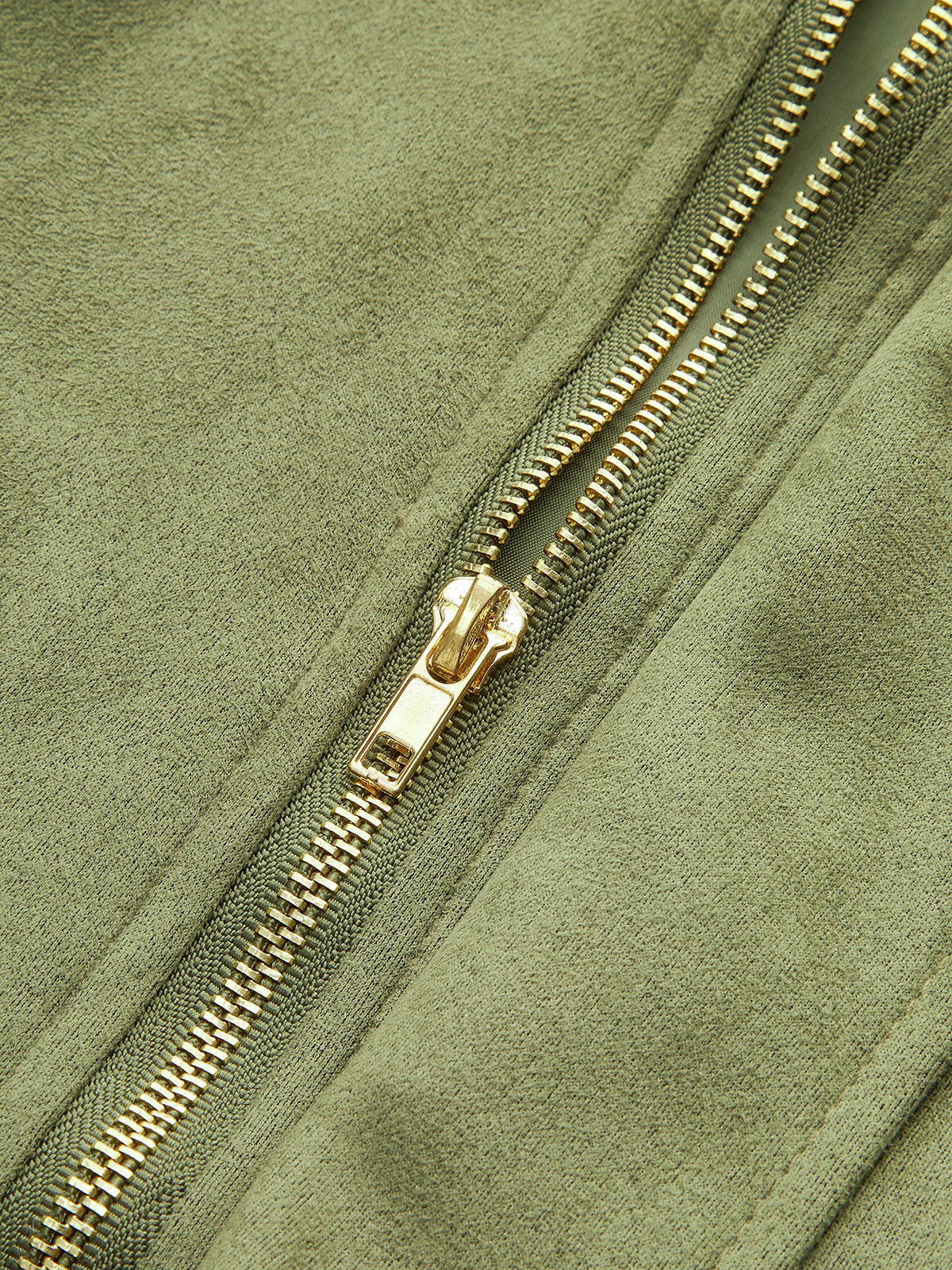 Lieve | Women's Casual Suede Jacket - Elegant Collared Design with Zipper, Perfect for Mid-Season