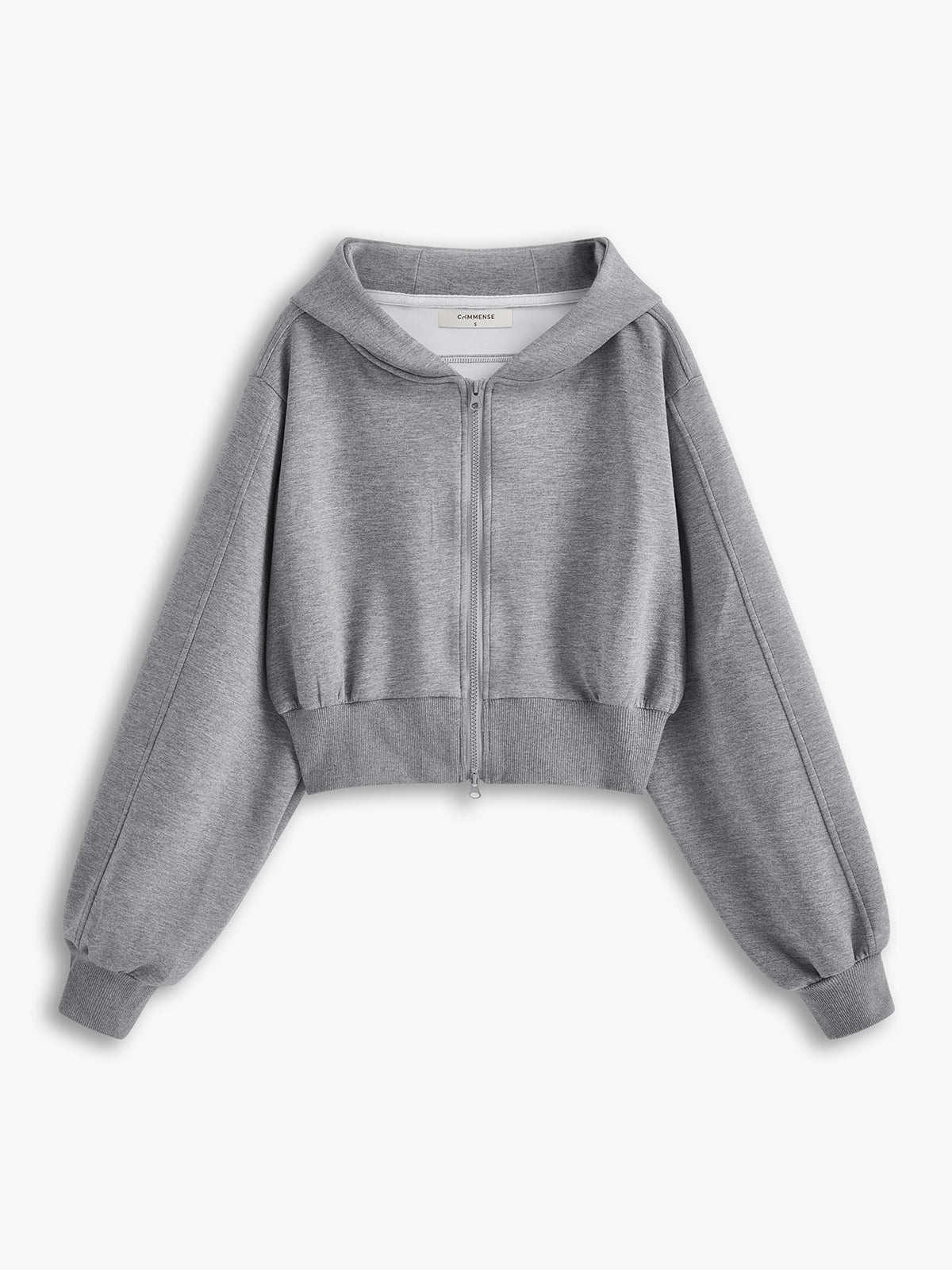 Sola | Women's Trendy Zip Crop Hoodie - Comfortable Stretch Fabric